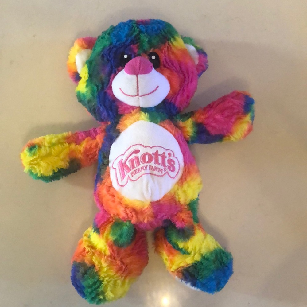 Knott’s Berry Farm Rainbow Bear